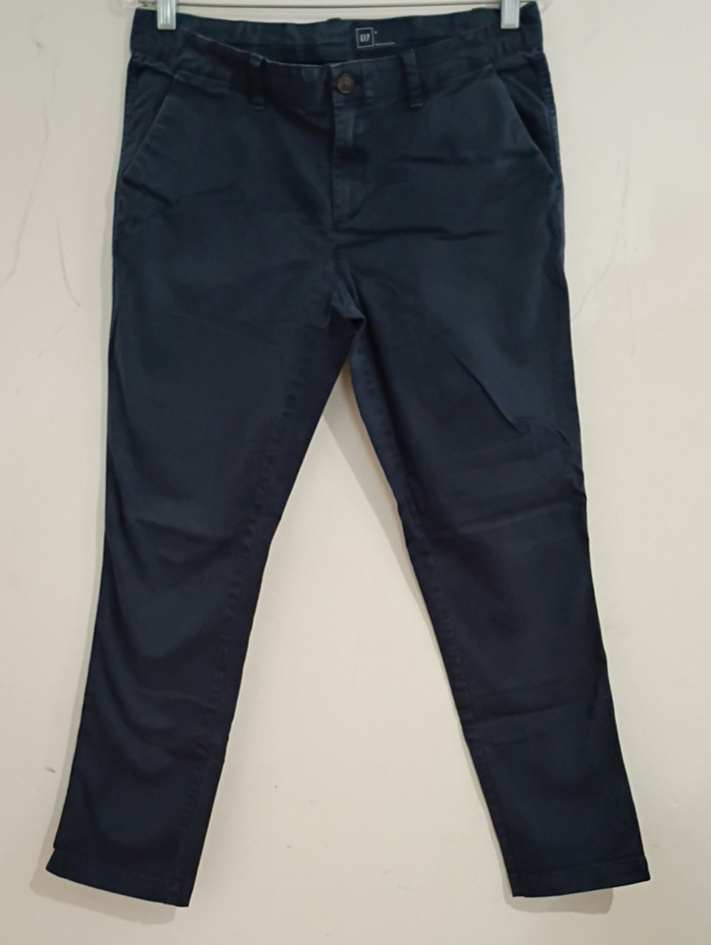 GAP Women's Cropped Ankle Pants in Dark Navy